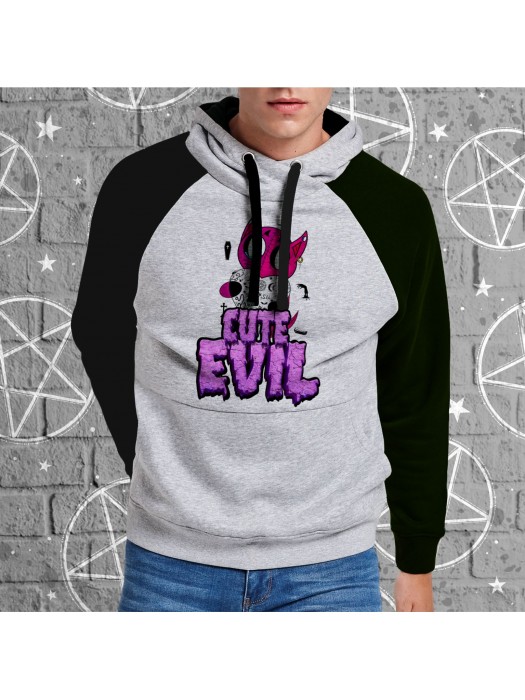 Суичър двуцветен Cute Evil